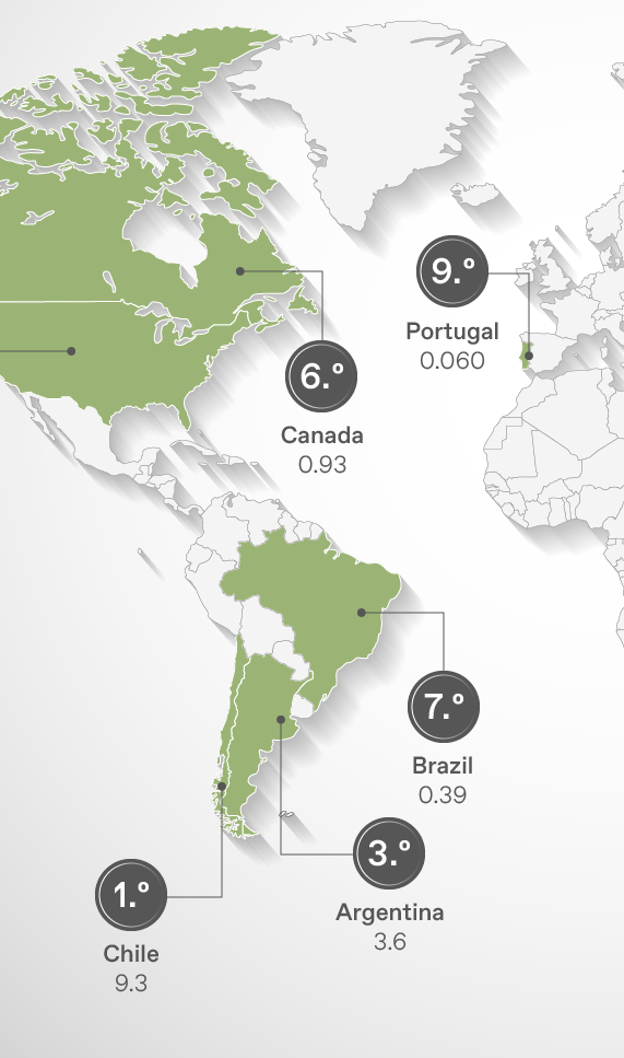 The race for white gold is on all over the world
